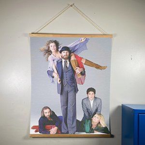 Fleetwood Mac Canvas Wooden Gold Hanger
